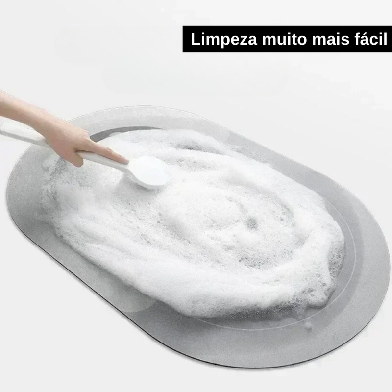 Tapete para Banheiro Absorvente Antiderrapante de Alta Qualidade Vitamw